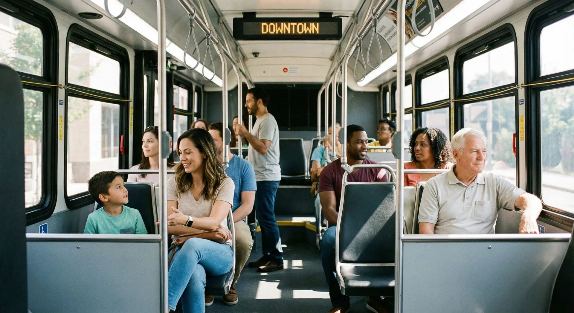 Team collaborating on transportation strategy and operations